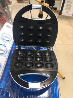 Вафельница DELTA DL-055 Орешки 800Вт белый