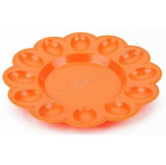 Тарелка д/яиц d=23,6см Мандарин/32