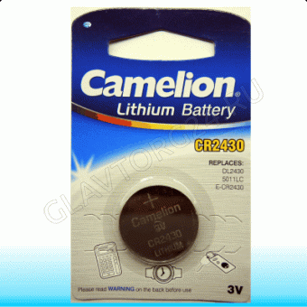 Camelion CR-2430-1бл/10шт литиевые дисковые