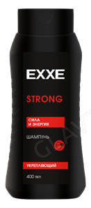 EXXE MEN Мужской шампунь STRONG Укрепляющий, 400 мл/12