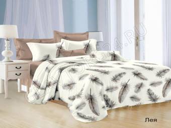 КПБ Евро Satin collection Микросатин Лея Под200*220+Пр220*240+2Нав(70*70)