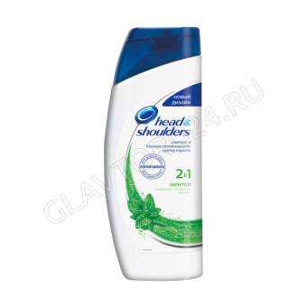 ХэдШоулдерс шампунь 360мл/6шт. Ментол 2в1