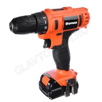 Дрель-шуруповерт аккум. ЕРМАК ДША-12C 12В 1,3Ач Li-on 0-650об/мин