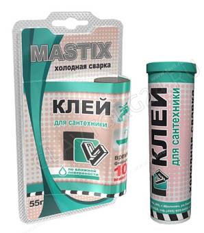 Холодная сварка MASTIX в тубе 55гр для сантехники/24шт