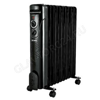 Масляный обогреватель Delta D10-11 2500Вт 11 секций черный