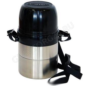 Термос "Дорожный" ДС-0,5л с широким горлом на ремне 1с666