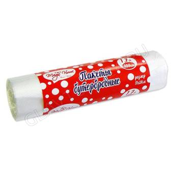 Пакеты д/бутербродов Magic Home п/э 17*28см 100шт 