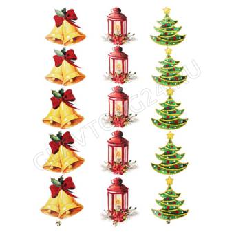 СНОУ БУМ Растяжка, бумага, 90 см, 3 дизайна/12