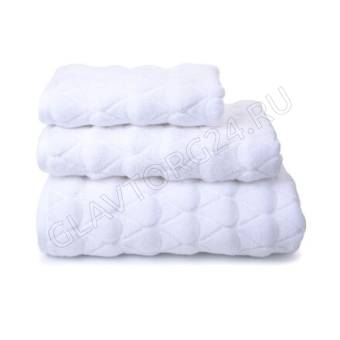 Полотенце махровое хлопок 50*100см Донецк ПЦ-661-4135 11-0601 белый