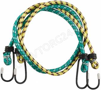 Стяжка для груза резина 2шт 7х1400мм/64895