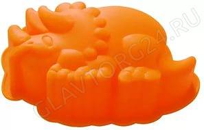 Форма для выпечки "Динозаврик" 9*14*4см Silicone снято