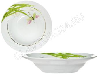 Тарелка глубокая 200мм Стрекоза 250мл Голубка/20