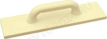 Терка полиуретановая желтая Профи 140х230мм/05582