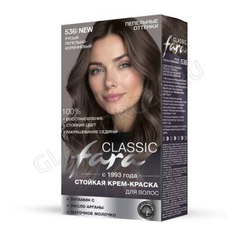 Русс.К.FARA Classic Краска д/волос 536 Русый пепельно-коричневый