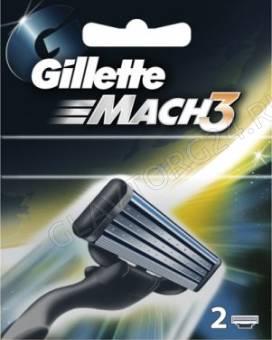 Gillette Mach3 Кассеты мужские 2шт 