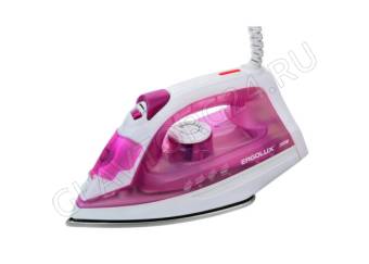 Утюг ERGOLUX ELX-SI05-C39 2000Вт антипригарное покрытие бело-фиолетовый