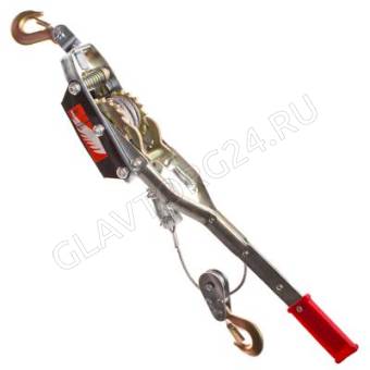 Лебедка рычажная 4т длина троса 1,8м 