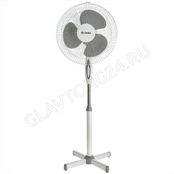 Вентилятор напольный DELTA DL-005N 40Вт 40см бело-серый (4шт)