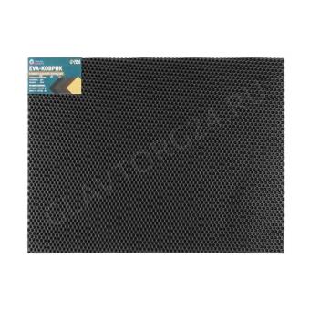 Коврик eva универсальный Grand Caratt, Соты 50 х 67 см, черный 9244451