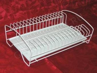 Сушилка д/посуды настольная №2 (38*25,5*12,8см) белая АЛТ 02/4шт