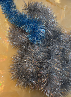 Мишура "Сияющая роскошь" 2 м 10,5 см, Голубой 215-996