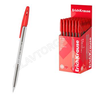 Ручка шариковая ErichKrause R-301 Stick Classic 1.0, цвет чернил красный1шт/50