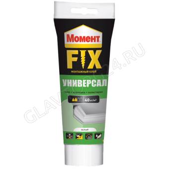 Момент клей Монтаж FIX Кристалл, 185г 2574393 (12шт) туба 