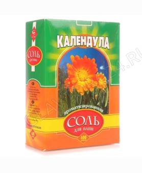 Соль д/ванн Календула 400г/32шт Бийск