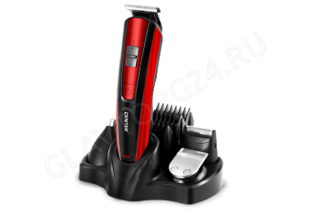 Набор для стрижки CENTEK CT-2133 аккумулятор красный 10пр (борода/усы/нос/уши/для волос)