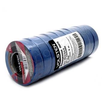 Изолента Volsten V02-7S-13*15-10 (0.13*15мм синяя) 10м