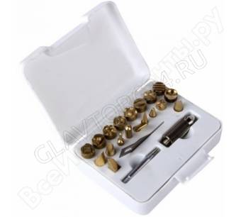 Набор паяльник-выжигатель (21 насадка)  220V 20/50Вт  (ZD-725B)  REXANT