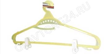 Вешалка-плечики "Лайт" с прищепкой 52-54 М589