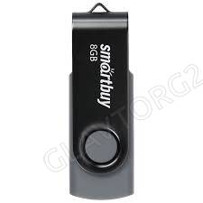 Модуль памяти 8Gb USB 2.0 SmartBuy Twist черный