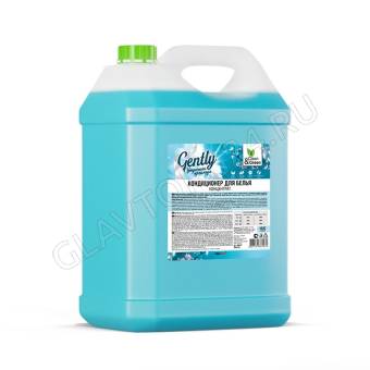 Кондиционер для белья Gently 5л."Утренняя прохлада" (голубой), Clean&Green 