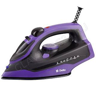 Утюг DELTA DL-353 2400Вт керамика черно-фиолетовый