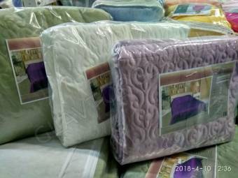 Покрывало со стежкой 210*240см Соня 219 синтепон 