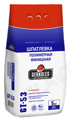 Шпатлевка Финишная 5кг*3/108 Геркулес GT-53