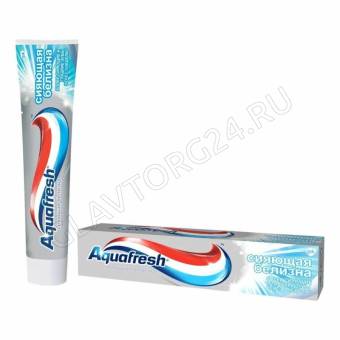 Aquafresh зубная паста 75мл Сияющая белизна 
