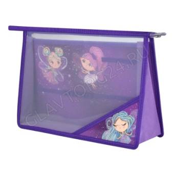 Папка для уроков труда пластиковая арт.62525 ФЕЕЧКИ (полипропилен, формат А4, 33x23 см, 1 отделение