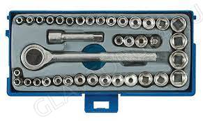 Набор торцевых головок 39шт 3/8" (метрические и дюймовые)/65023