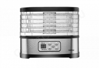 Сушилка для продуктов CENTEK CT-1650 270Вт 10л 5 секций черно-серебристый