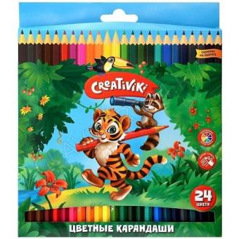 Карандаши 24цв КЦ24КР Creativiki