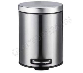 Контейнер д/мусора 8,0л круг с педалью нерж с доводчиком 230*230*330мм 230*230*330мм полировка/6