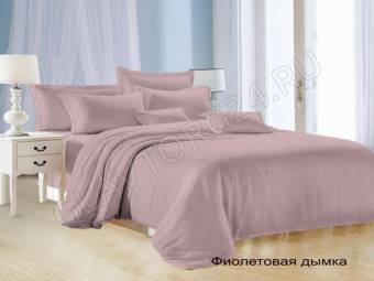 КПБ 1,5сп FELICITA Микросатин ФИОЛЕТОВАЯ ДЫМКА Под143*215+Пр145*215+2Нав(70*70)