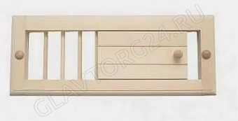 Вентиляционная решетка с задвижкой 230х120 термо