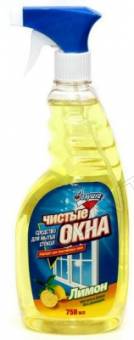 Чистые окна Золушка д/стекол курок 0,75л/12шт нашатырный спирт