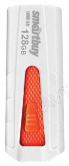 Модуль памяти 128Gb USB 3.0 SmartBuy Iron бело-красный