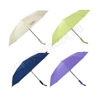 Зонт автомат, усиленный, стекловолокно, металл, пластик, ПЭ, винил, 10 спиц, d103 см, 4 цвета