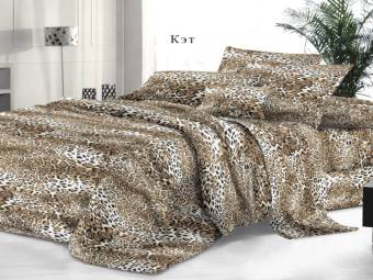 КПБ 2сп Макси De Luxe Сатин КЭТ Под175*215+Пр220*240+2Нав(70*70)