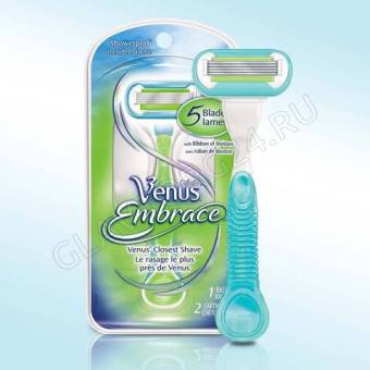 Gillette Venus Embrace Станок женский с 2 кассетами 
